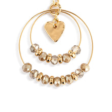 Load image into Gallery viewer, DEMDACO Your Journey Prayer Beaded Love Heart Gray