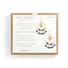 Load image into Gallery viewer, Your Journey Earrings Indigo