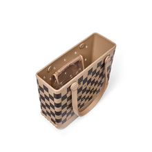 Load image into Gallery viewer, Baby Checkered Bogg Bag Caramel/Hot Cocoa