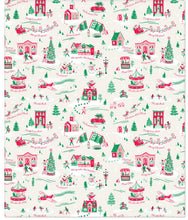Load image into Gallery viewer, Holiday Toile Throw Blanket, 50x60