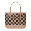 Original Checkered  Bogg Bag Caramel/Hot Cocoa