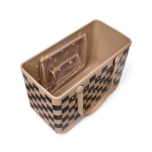 Load image into Gallery viewer, Original Checkered  Bogg Bag Caramel/Hot Cocoa
