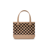 Bitty Checkered Bog Bag Caramel/Hot Cocoa