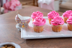 Pink Baby Carriage Light-Up Sitter