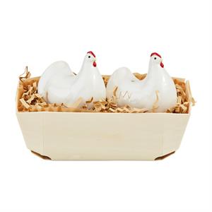 Mudpie Chicken Salt & Pepper Shakers