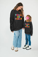 Load image into Gallery viewer, Trick or Treat Sweatshirt Youth Medium
