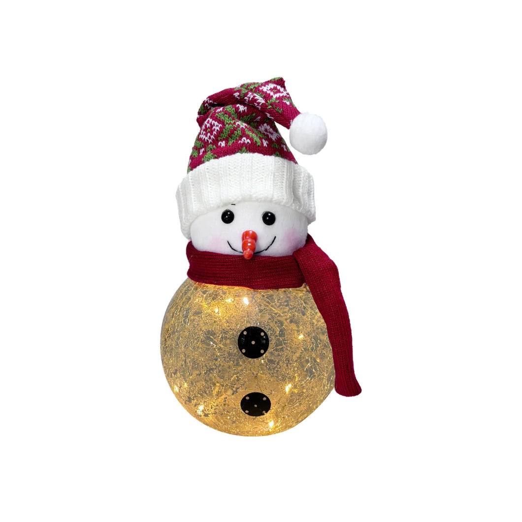 Cranberry LED Snowman