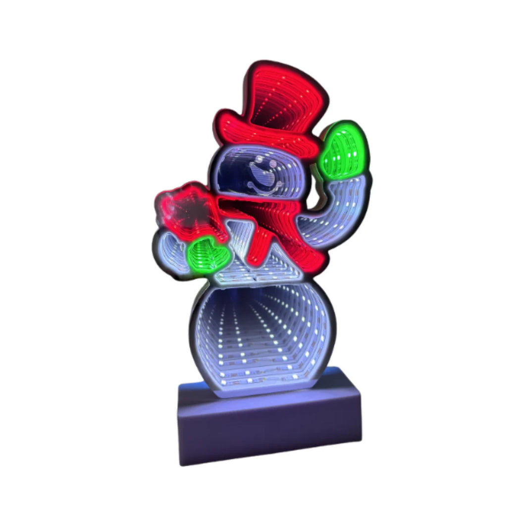Snowman Mini Infinity Mirror