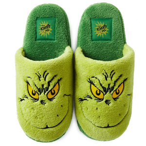 Dr. Seuss's How the Grinch Stole Christmas!™ Grinch Slippers With Sound Size SM/MED