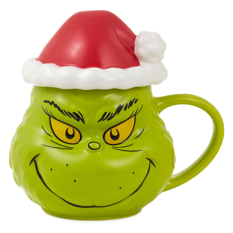 Dr. Seuss's How the Grinch Stole Christmas!™ Grinch Santa Sculpted Mug With Sound, 21 oz.