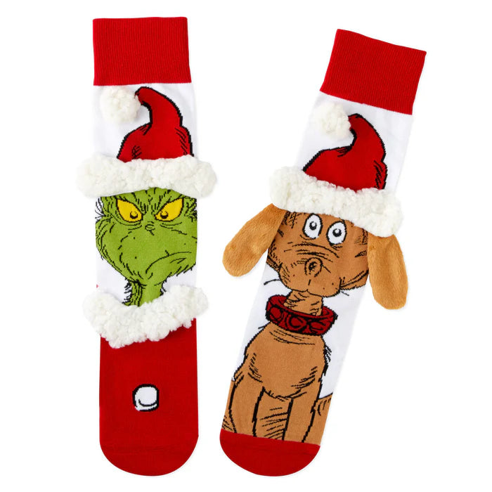 Dr. Seuss's How the Grinch Stole Christmas!™ Grinch and Max Novelty Socks