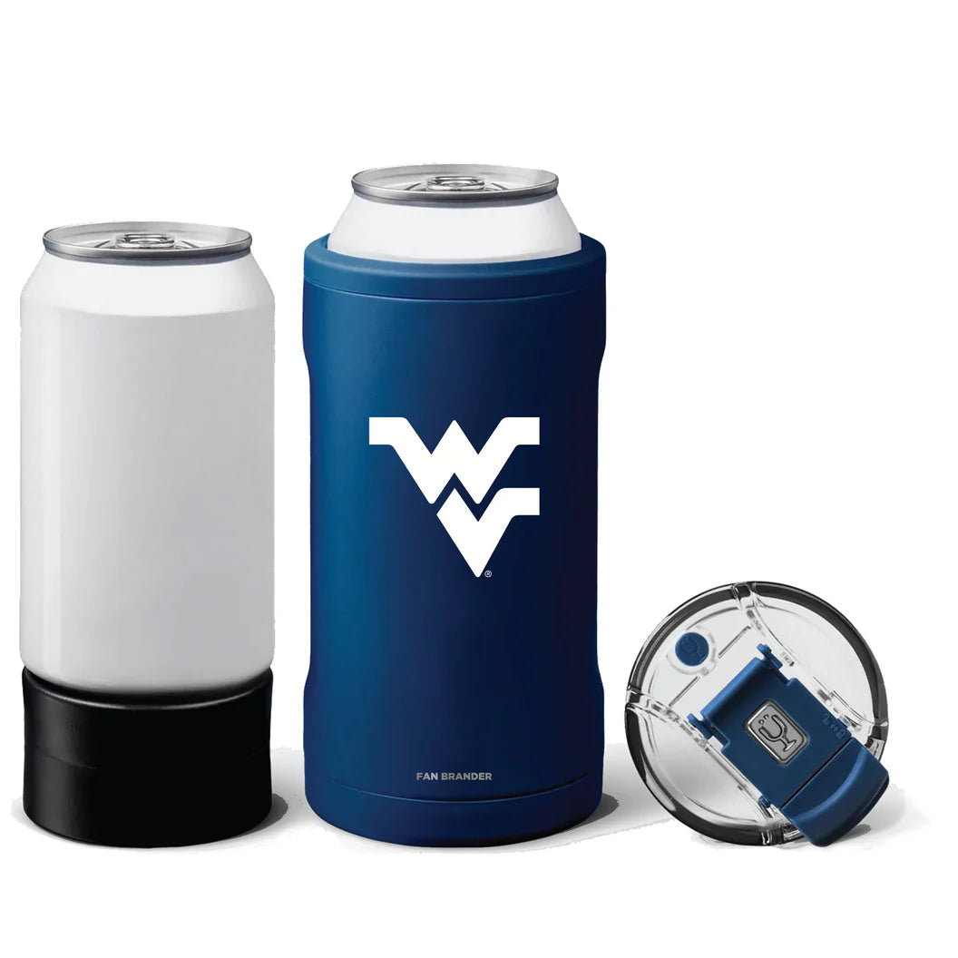 Hopsulator Trio 3-in-1 Insulated Can Cooler with West Virginia Mountaineers Primary Logo