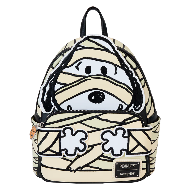 Peanuts Snoopy Mummy Cosplay Glow Mini Backpack by Loungefly