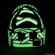 Load image into Gallery viewer, Peanuts Snoopy Mummy Cosplay Glow Mini Backpack by Loungefly
