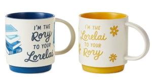 Gilmore Girls Lorelai and Rory Stacking Mugs, Set of 2