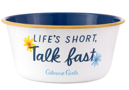 Gilmore Girls Life's Short, Talk Fast Popcorn Bowl