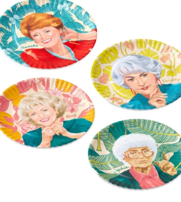 The Golden Girls Appetizer Plates, Set of 4, , large image number 2 The Golden Girls Appetizer Plates, Set of 4, , large image number 3 The Golden Girls Appetizer Plates, Set of 4