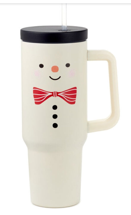 Snowman Insulated Travel Cup, 40 oz.
