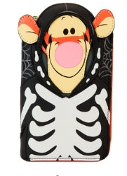 Winnie The Pooh Skeleton Tigger Cosplay Glow Zip Around Wallet