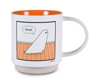 Ghost Holey Sheet Funny Mug, 16 oz.