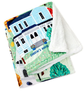 Gilmore Girls Stars Hollow Map Blanket, 50x60