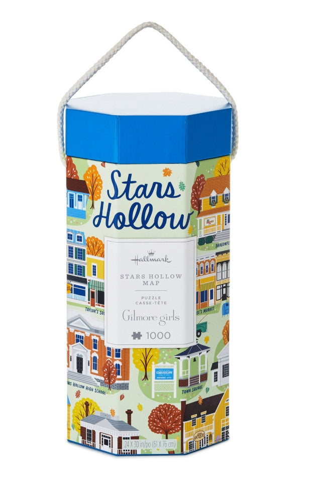 Gilmore Girls Stars Hollow Map 1,000-Piece Jigsaw Puzzle
