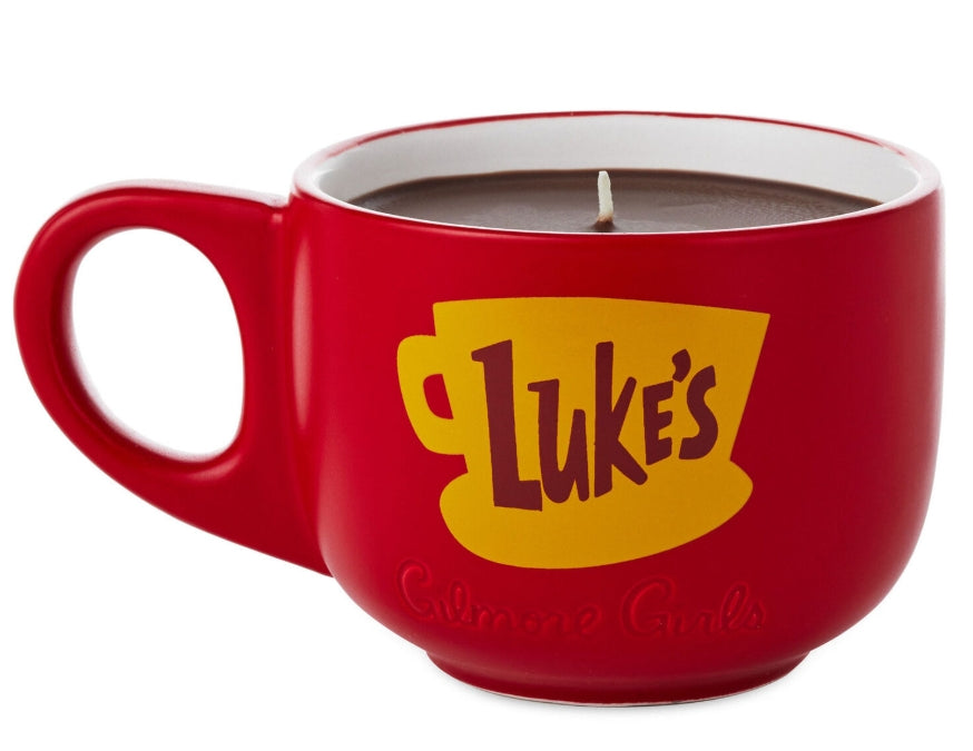 Gilmore Girls Coffee-Scented Luke's Diner Mug Candle.