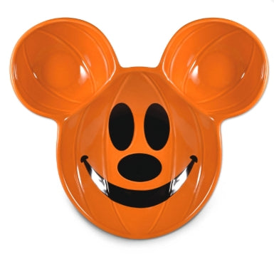 Disney Mickey Mouse Jack-o'-Lantern Chip and Dip Bowl