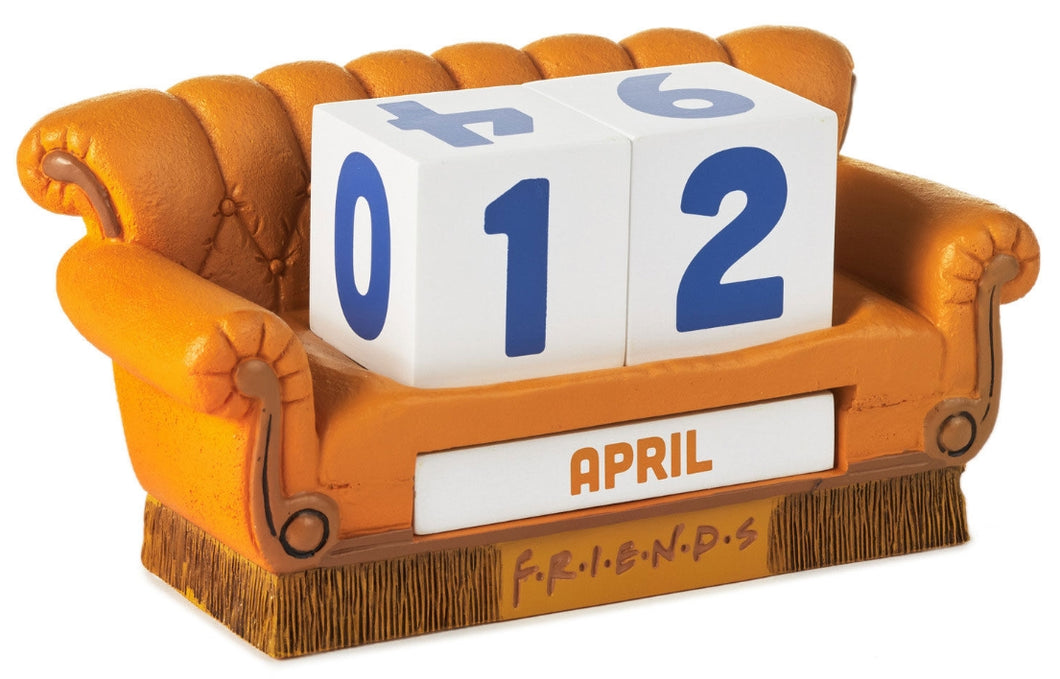 Friends Orange Couch Perpetual Calendar