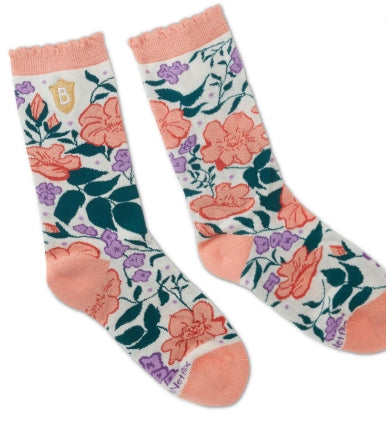 Bridgerton Colorful Floral Socks