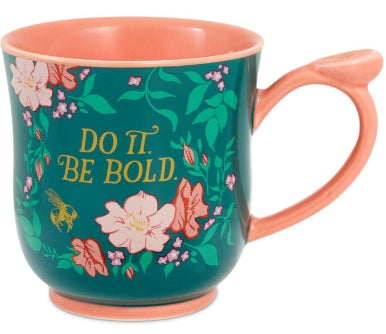 Bridgerton Do It, Be Bold Floral Tea Cup, 15 oz.