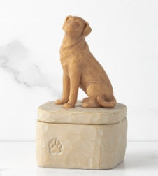 Love my Dog (golden) Keepsake Box