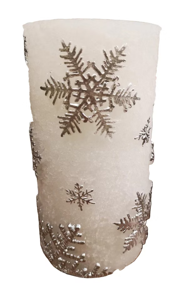 Snowflake Water Fountain Candle