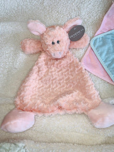 Pudder Pig Rattle Blankie