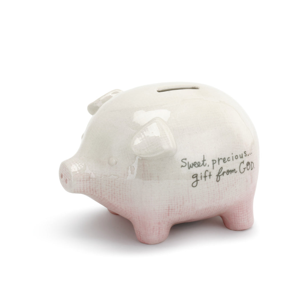 Pink Gift from God Piggy Bank
